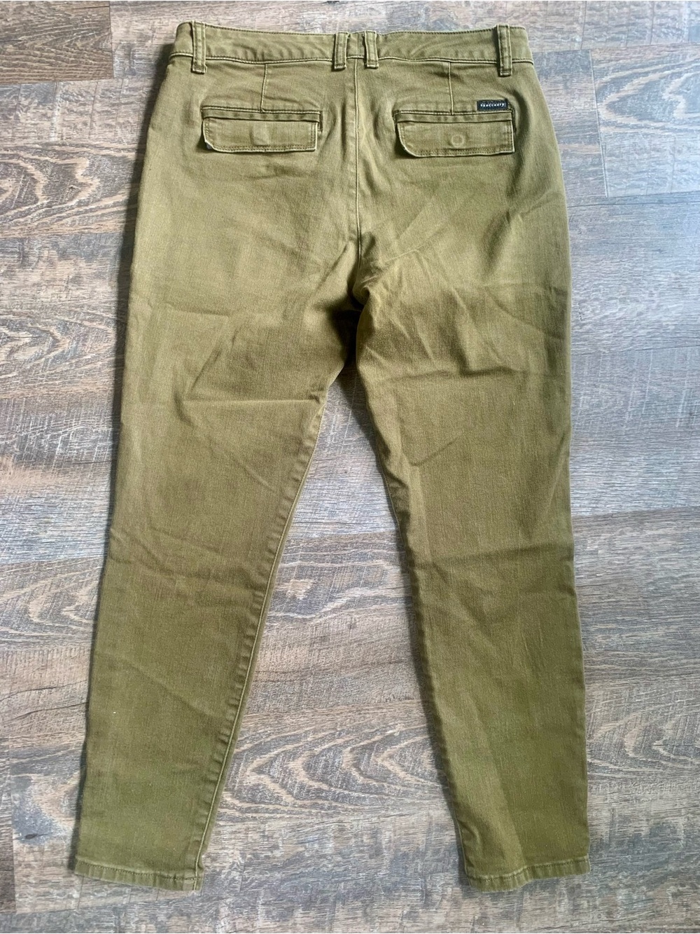 Sanctuary Utility Straight Leg Olive Green Pants - Picture 6 of 7